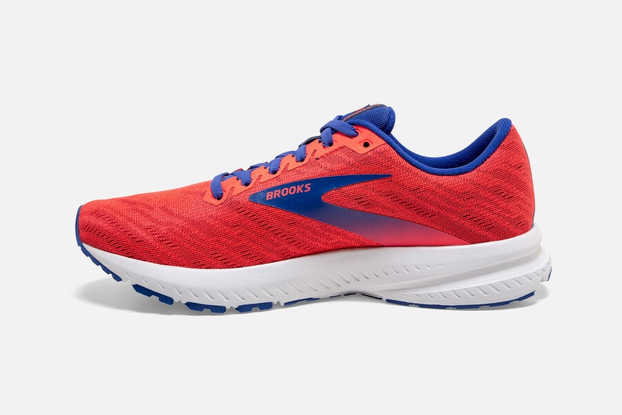 Brooks Launch 7 Road Running Shoes Womens - Orange/Blue - QAENW-1237